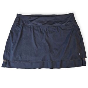 Athleta Tiered Tennis Skirt – Black ✨🖤🎾